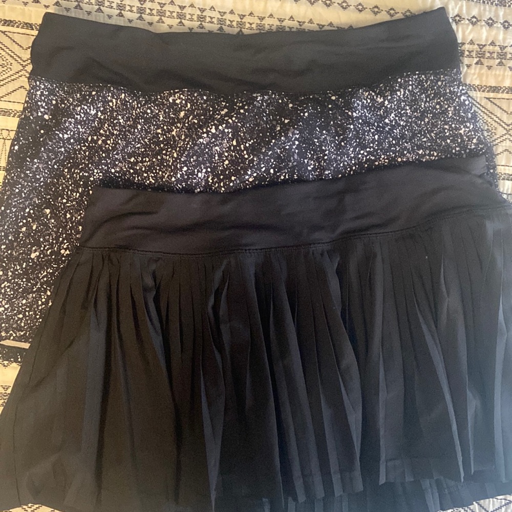 Lululemon tennis skirts size 10